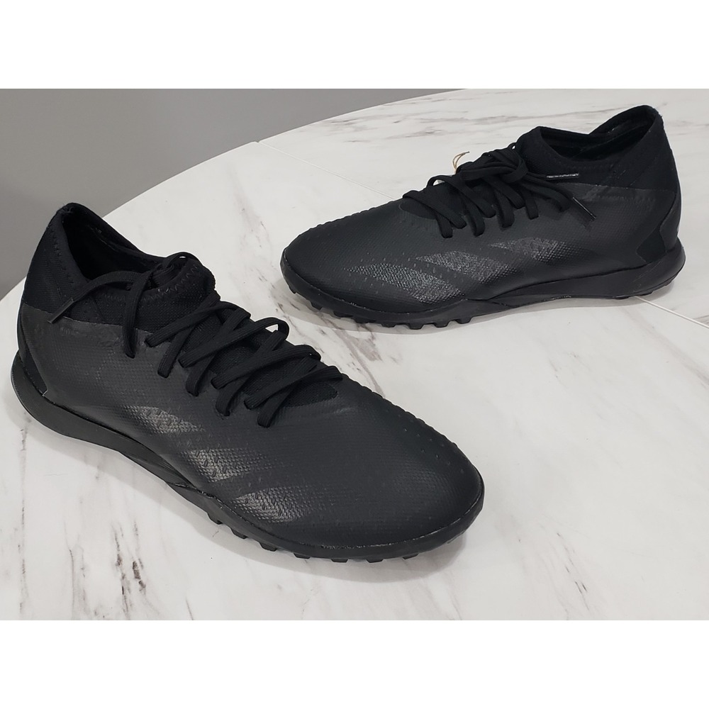NEW NO BOX Size 7 Adidas Predator Accuracy.3 FG Soccer Cleats in BLACK Men's